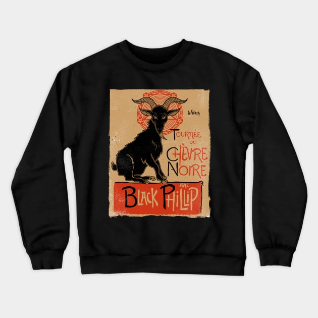 Black Phillip Crewneck Sweatshirt by Krobilad